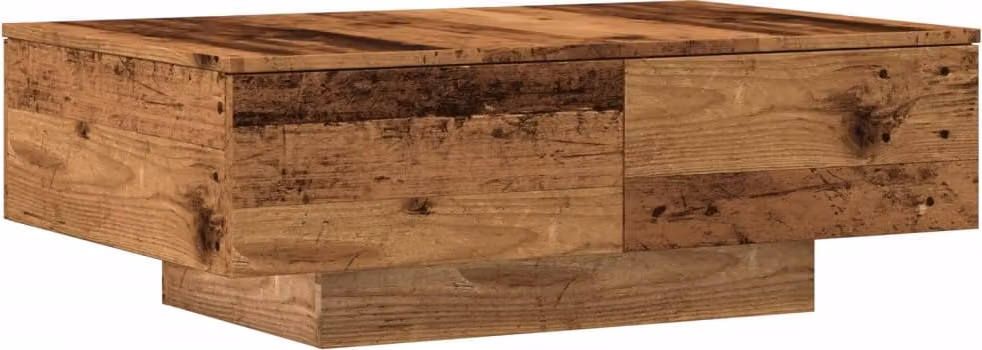 Tavolino da Salotto Legno Antico 90x60x31 cm Legno Multistrato