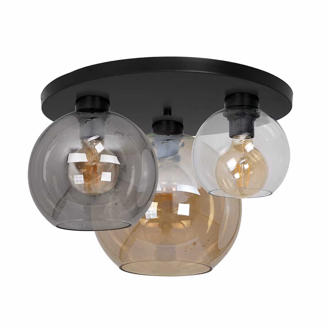 Plafoniera a soffitto, 3 luci da 60W, modello SOFIA MLP6589, marca Milagro