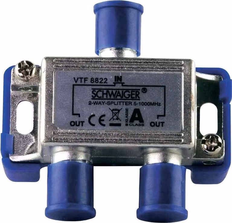 Distributore Schwaiger a 2 vie 4 dB high-end