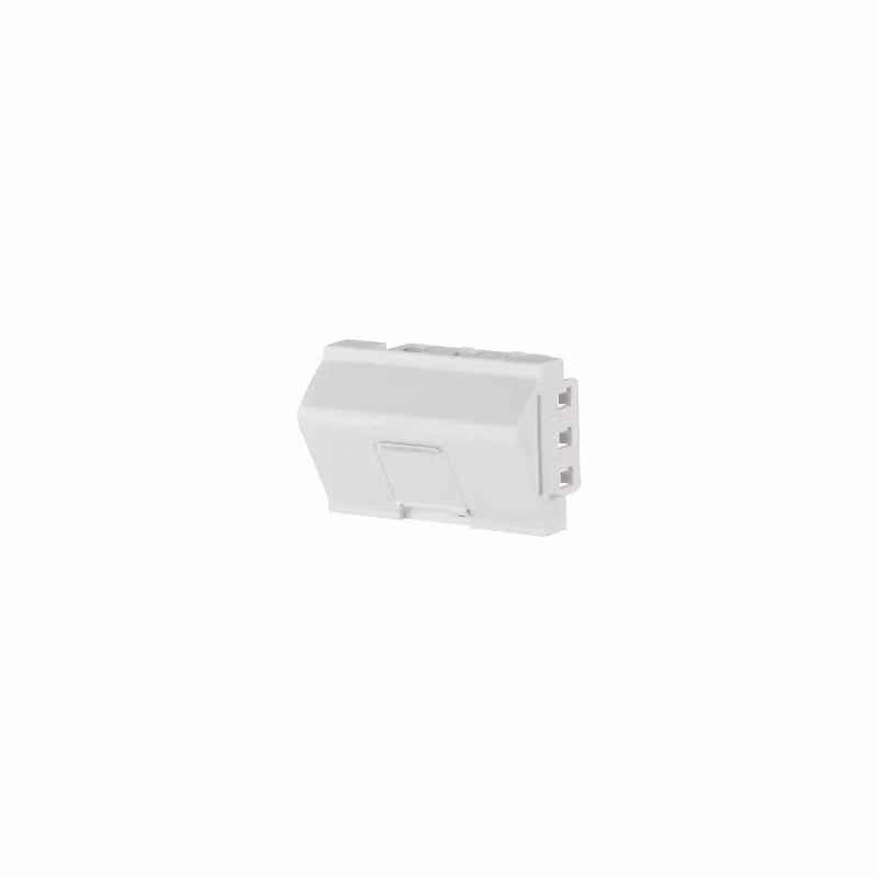 Presa Keystone Metz Connect 45x45 mm, 1 porta, non equipaggiata, bianco puro 130914J4502KE