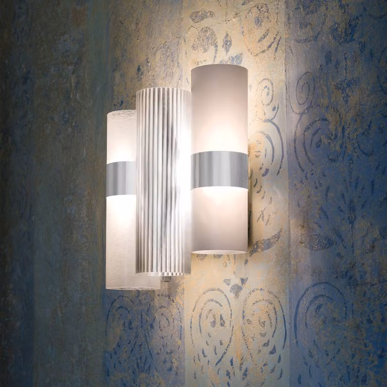 Slamp Applique da parete di design La Lollo, dimmerabile, Bianco / Opale, Soggiorno / Sala da pranzo, Plastica, Design, Applique