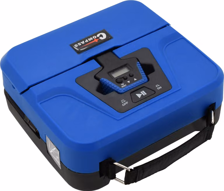 Compass 07205 - Compressore 12V BOX digitale 3in1