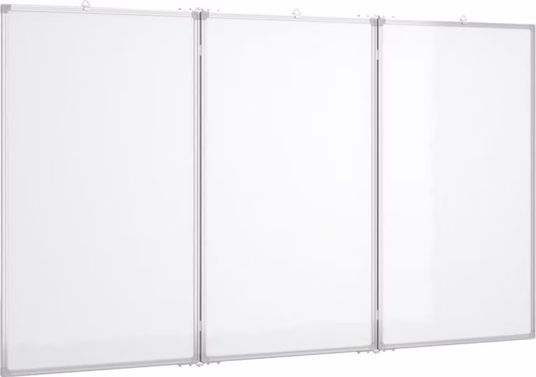 Lavagna Magnetica Pieghevole 150x80x1,7 cm in Alluminio