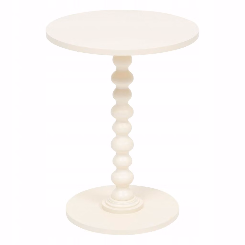 Tavolo da soggiorno Tavolo da caffè Tavolo decorativo Illuminazione Tavolino Bianco Gamba sottile