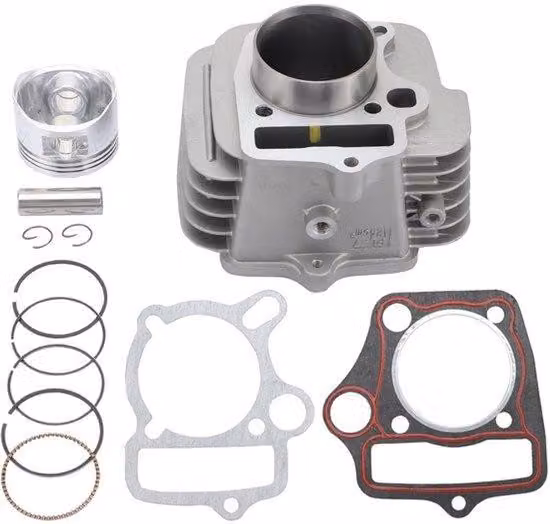 Kit cilindro motore in alluminio da 52,5 mm - per motori da 110/125 ccm - resistente agli urti - facile da installare - kit blocco motore