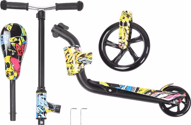 Bambini toddler scooter colorato multifunzione per 3-12 anni equilibrio