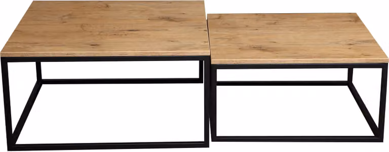 Tavolino FURNLUX Dual Orange 76cm / Colore principale: Beige / Dimensioni: 76 x 39 x 76 cm