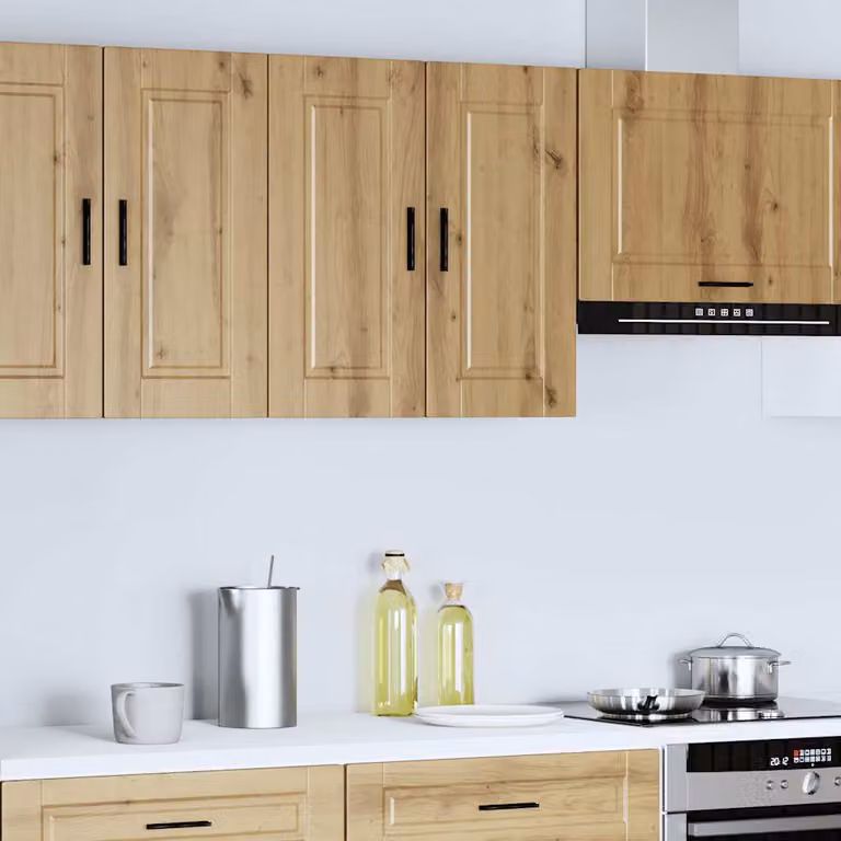vidaXL Pensile da Cucina Porto Rovere Artigianale Legno Multistrato