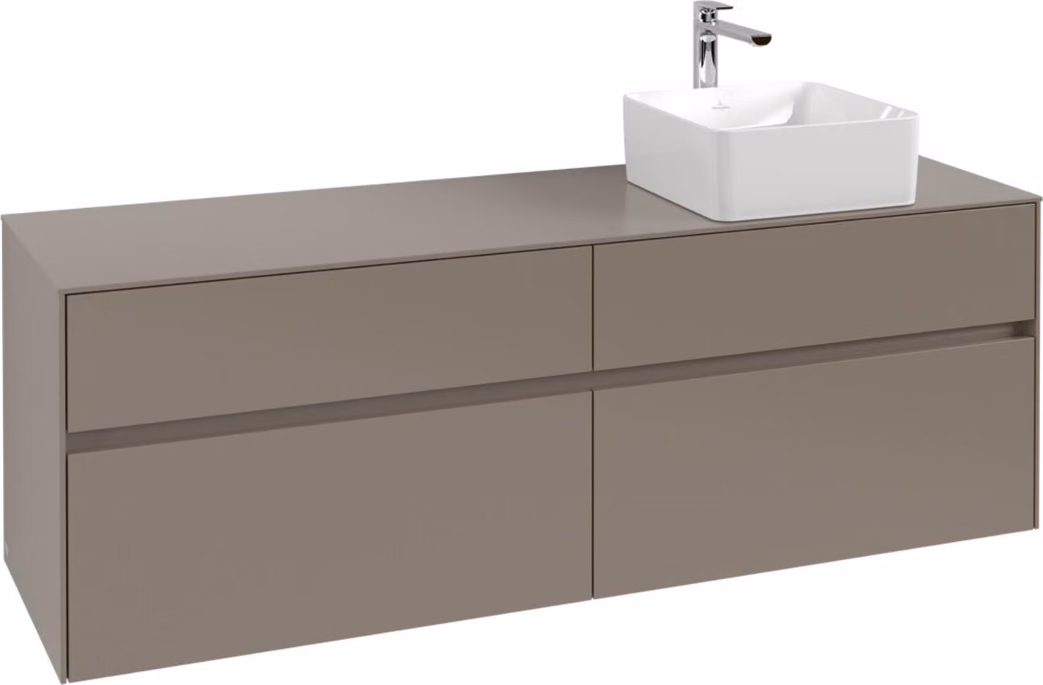 Mobiletto V&B Collaro 160x54,8x50cm, WT r, LED 12W, vino r