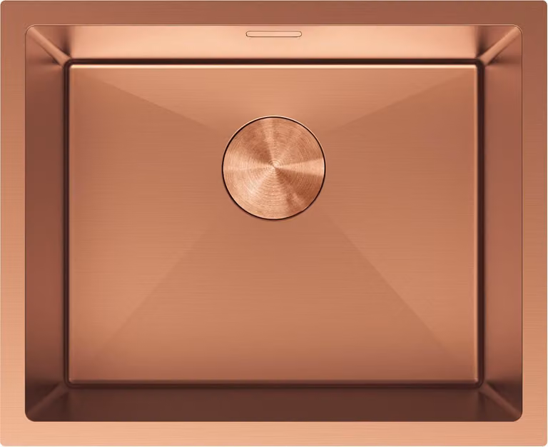 Mexen Trixo lavello in acciaio inox 1 vasca 540 x 440 mm, rame - 6414541000-65