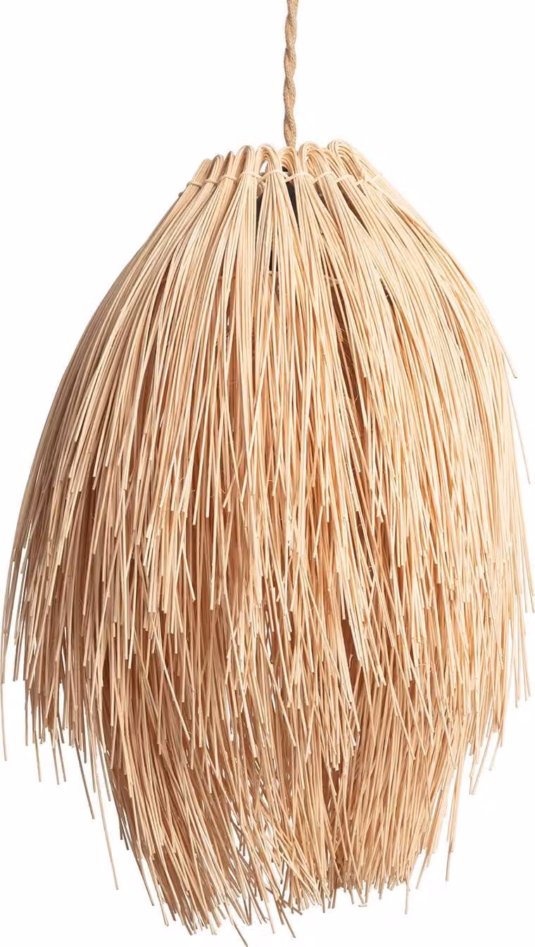Lampada a sospensione in rattan Kathu Manyoya Natural
