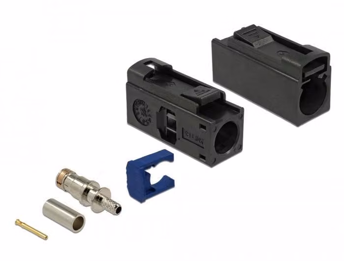 DELOCK FAKRA A-Bu 25mm (lang) zum Crimpen