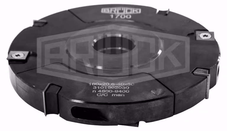 Brück WP-Testa di aggraffatura 160 x 30,6-60 x 30 mm Z4 V4 | 1705