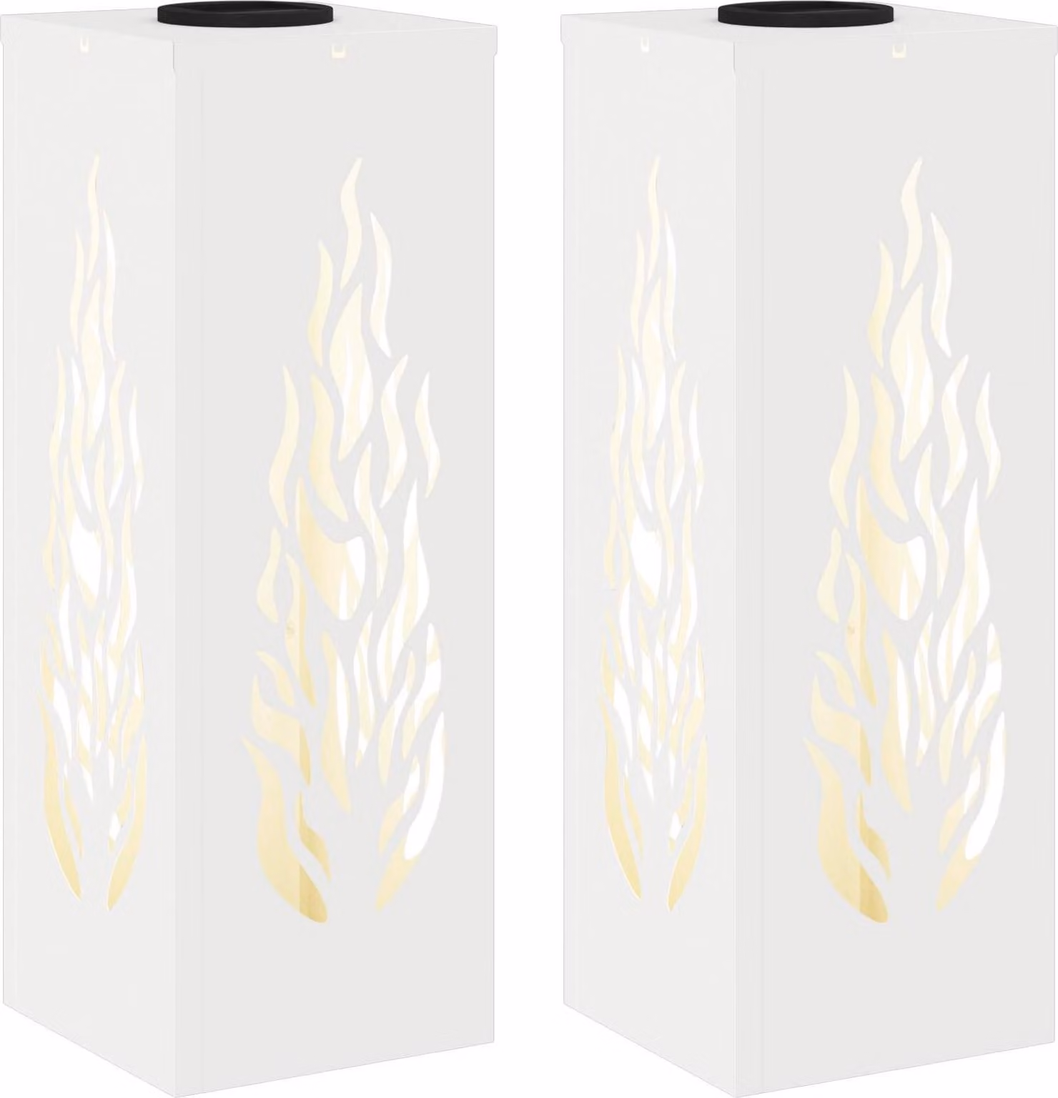 Faro LED solare per sentieri 2 pcs Bianco