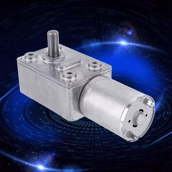 Motore elettrico ad alta potenza da 12 V con riduzione reversibile - Motore con ingranaggio a vite senza fine - 5 giri/min - Potente - Portatile.
