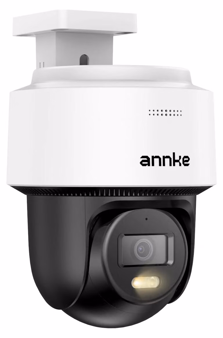 Telecamera di sicurezza, 4K Ultra HD, rilevamento del movimento tramite intelligenza artificiale, confezione singola, senza spina