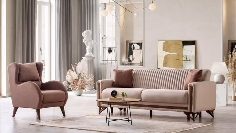 Bequeme Sofagarnitur 3+1 Sitzer – Stilvolles Design für komfortables Wohnen
