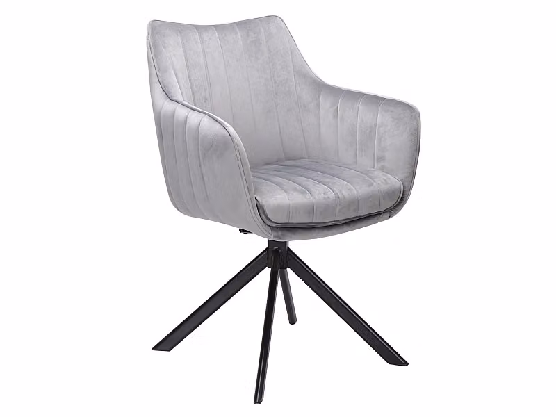 Sedia girevole OTO 1 - grigio / nero