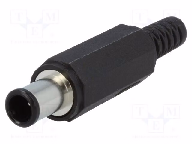 1 connettore per alimentazione DC, tipo 6,5/4,3/1,4 mm, maschio, da saldare, modello 1636 05, connettore DC