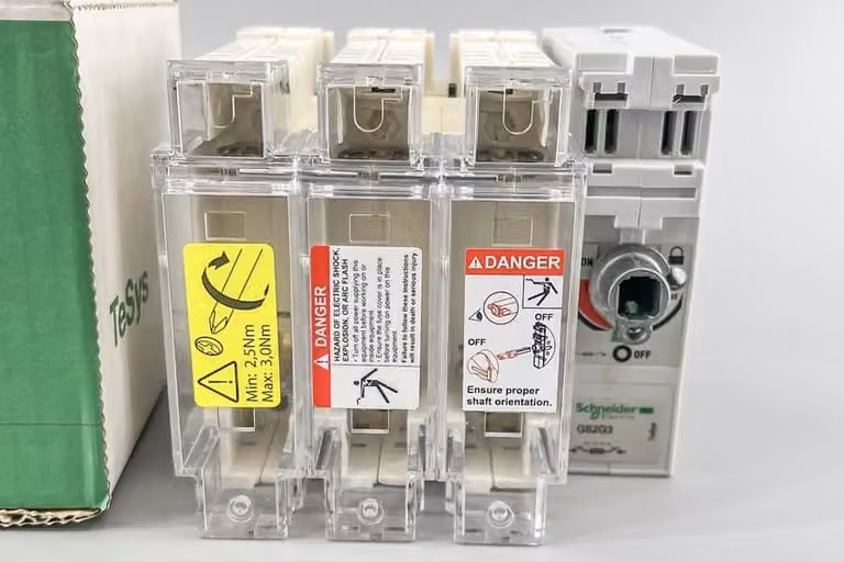 Sezionatore con fusibili Schneider Electric TeSys GS2G, 3 poli, 63 A, DIN 00C GS2G3