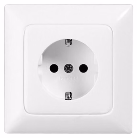 Legrand 776120, Tipo F, Viti, Bianco, IP20, 250 V, 16 A