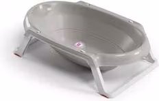 Vasca per il bagnetto pieghevole OKBaby ONDA SLIM Grigio L: 81,2 cm, P: 48 cm, H: 21,8 cm