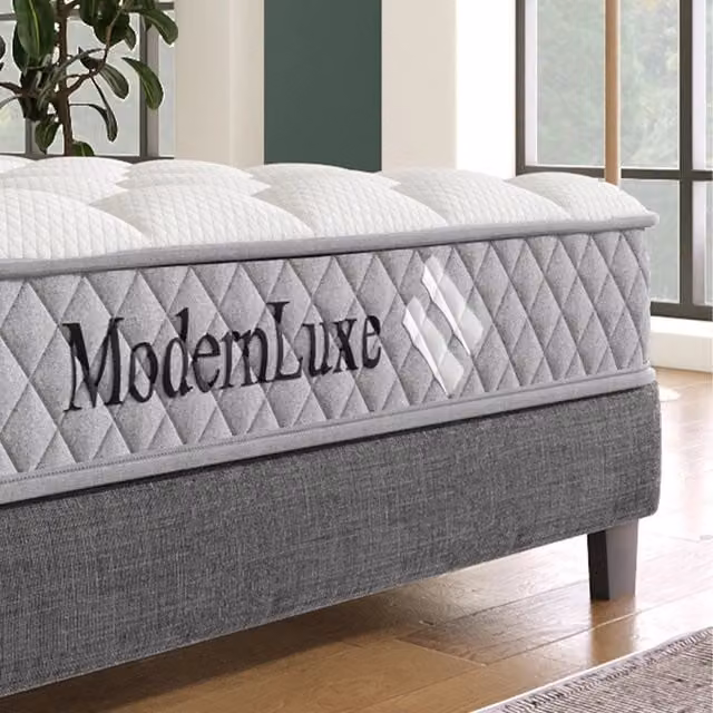 Materasso Ibrido Ortopedico MINIMAL in Schiuma Fredda a 7 Zone, Colore Bianco, L/P/H: 180 x 200 x 20 cm, Certificato OEKO-TEX – 1