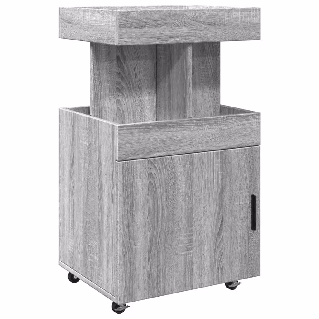Carrello bar Grey Sonoma 50x41x89 cm Materiale a base di legno