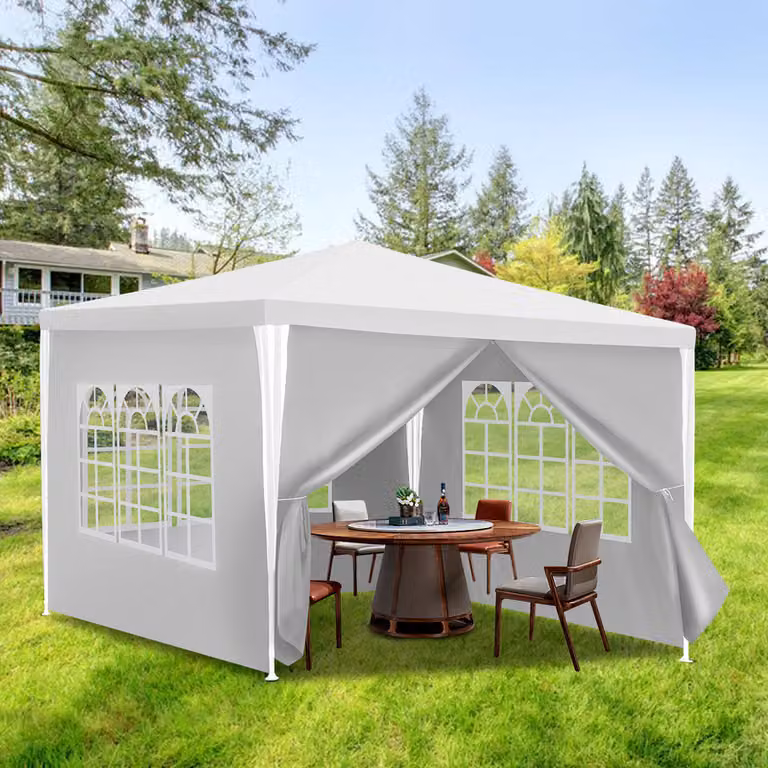 Jopassy Padiglione Padiglioni e tende per feste Facile da smontare Tendone per matrimoni durevole Tenda per feste 3x3m