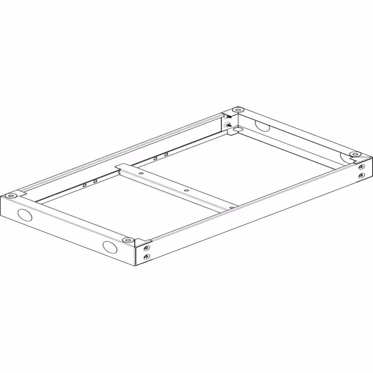 Base ABN RAL 7022 L 840 x H 90 x P 500 mm US309