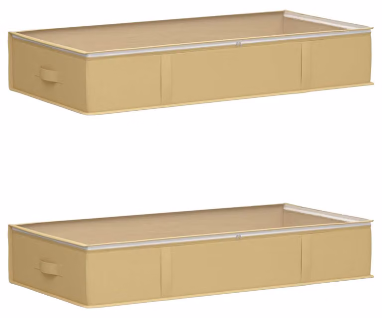 Scatola di stoccaggio con finestra trasparente in alto 2 pcs