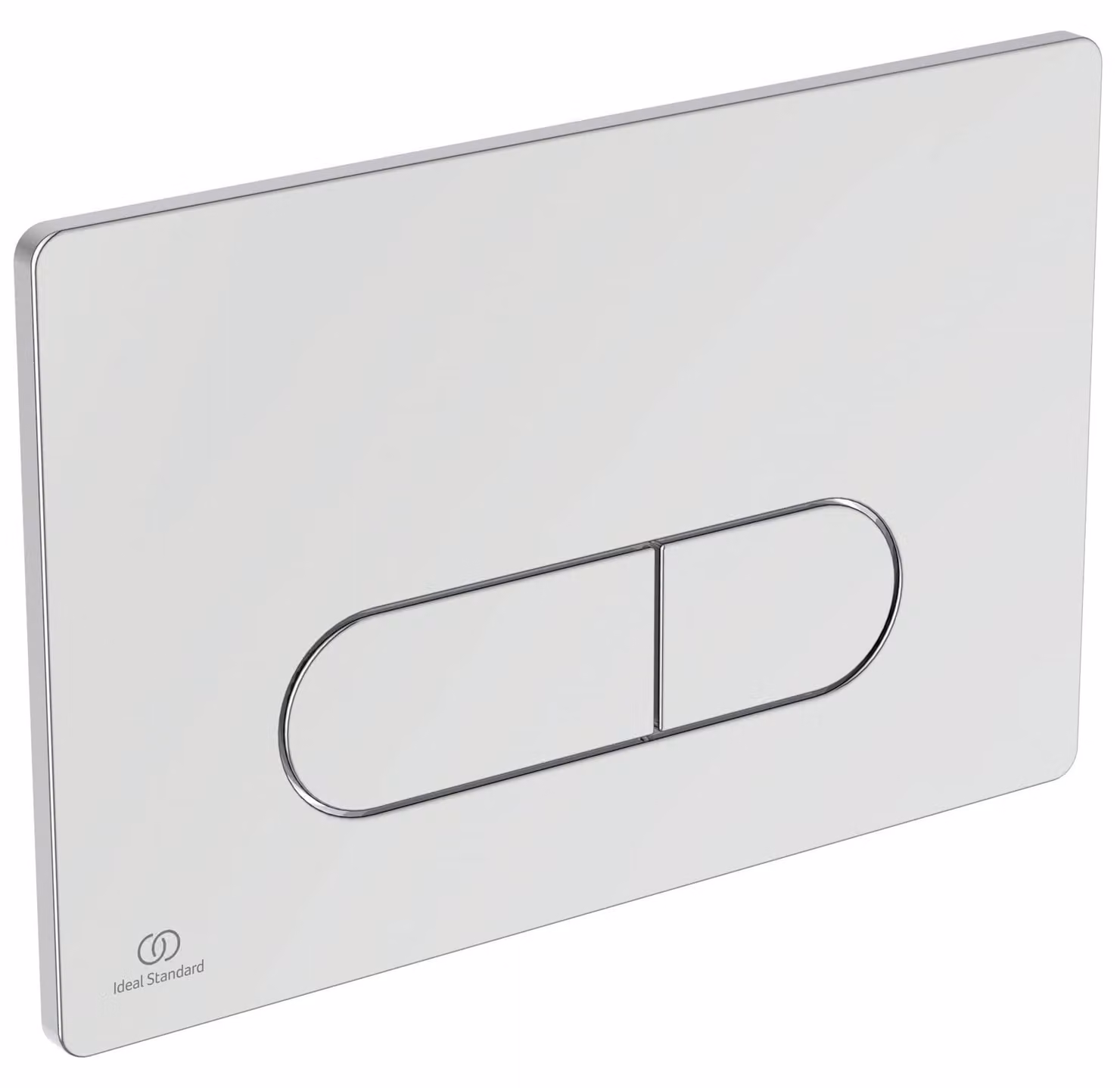 Pannello comandi per scarico WC OLEAS M1 Smartflush, cromo, 24,5x16 cm