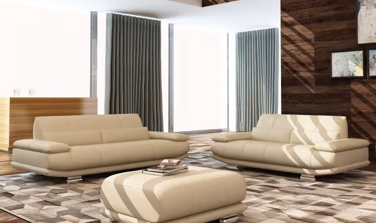 Leder Sofa Couch Polster Komplett Garnitur 3+2+1 Sofas Couchen Sitz Garnituren