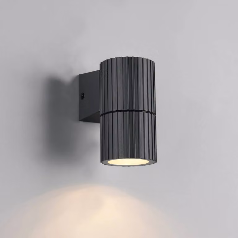 Trio Lighting Applique da esterni Parana, dimmerabile, Nero, Alluminio, Moderno, Applique da esterni