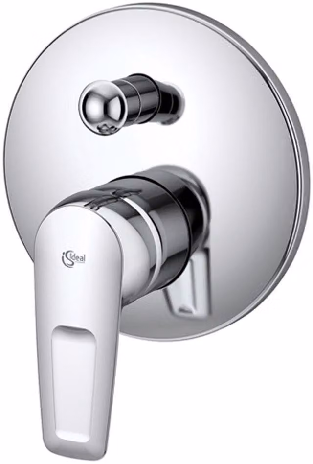 Ideal Standard CeraMix Blue - Miscelatore a leva per vasca da incasso, 2 uscite cromo A5664AA