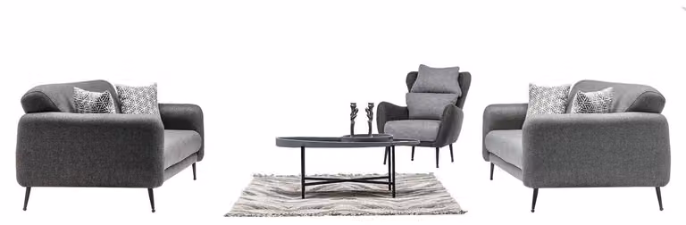 Sofaset Sofa-Set Sitzgruppe Couchgarnitur Polsterset Lounge Sofagarnitur 3+3+1