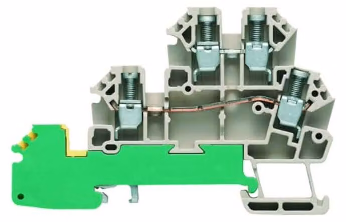 Terminale iniziatore/attuatore - Morsettiera sensore/attuatore 3 poli 6,1 mm DLD 2,5/PE DB