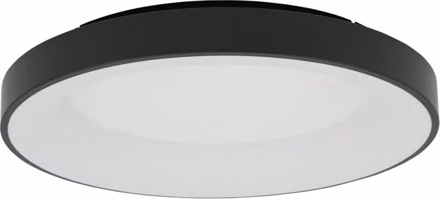 Plafoniera LED tonda Nowodvorski Lighting colore nero, luce bianco caldo 3000K, diametro: 60 cm