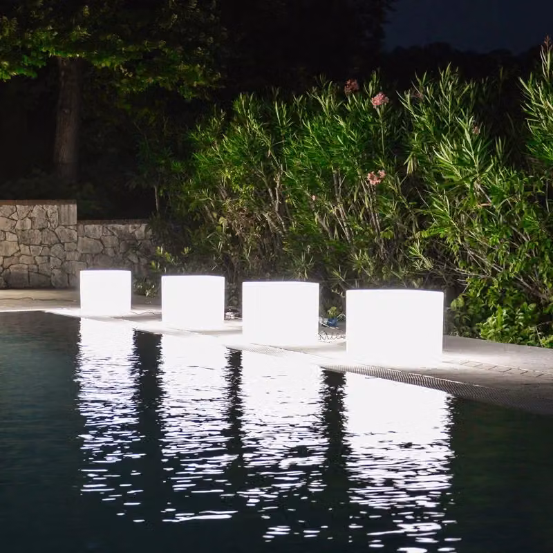 Cubo Luminoso da Giardino LED GIORDANOSHOP Multicolore e Bianco con Telecomando, L/P/H: 40 x 40 x 40 cm – 2
