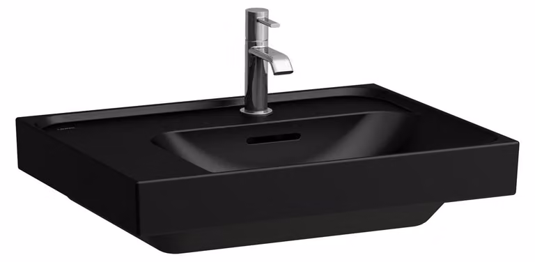LAUFEN MEDA lavabo à poser, poncé, tablette à gauche, 600x460mm, 1 trou pour robinet, sans trop-plein, H8181127161111, H8181127161111