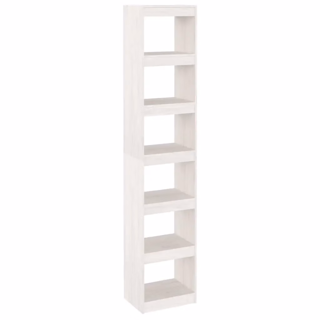Libreria Divisorio Design Mania in Legno Massello di Pino Bianco, L 40 cm x P 30 cm x H 199 cm – 2