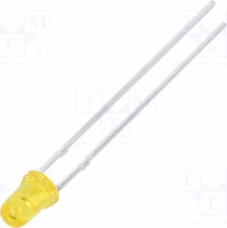 5 LED. Quantità: 2. Modello: L-132XYT. Diodi LED a montaggio superficiale (SMD), 3 mm x 3 mm, angolo di emissione 50°, colore giallo, intensità luminosa 10÷20 mcd