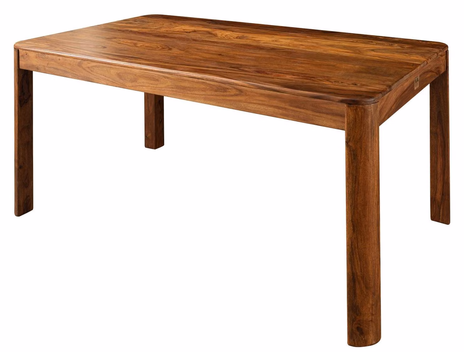 MASSIVMOEBEL24 | tavolo da pranzo in legno di Sheesham / Acacia 160x90x76 noce cerato TORONTO #224
