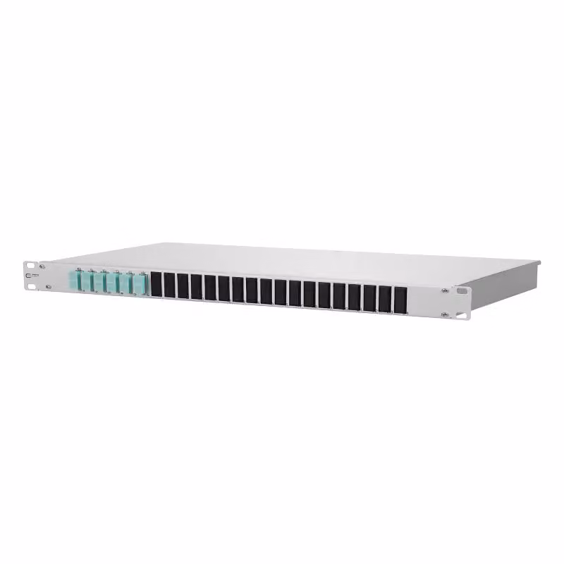 Scatola di giunzione Metz Connect equipaggiata con OpDATfix 6SC-D OM3 150255BA06-E