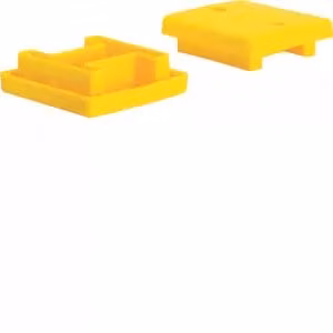 Cappuccio protettivo in plastica per ganci, giallo, 10 pezzi