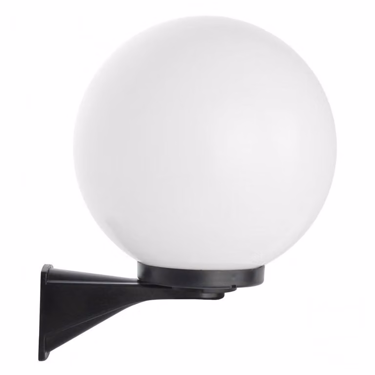 Sfera o lampada da parete fumé per esterni 30 cm 1xE27 nero IP43 SU-MA Kule K 3012/1/KD 300