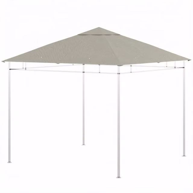 Telo di ricambio per gazebo Outsunny in poliestere grigio 3 x 3 m