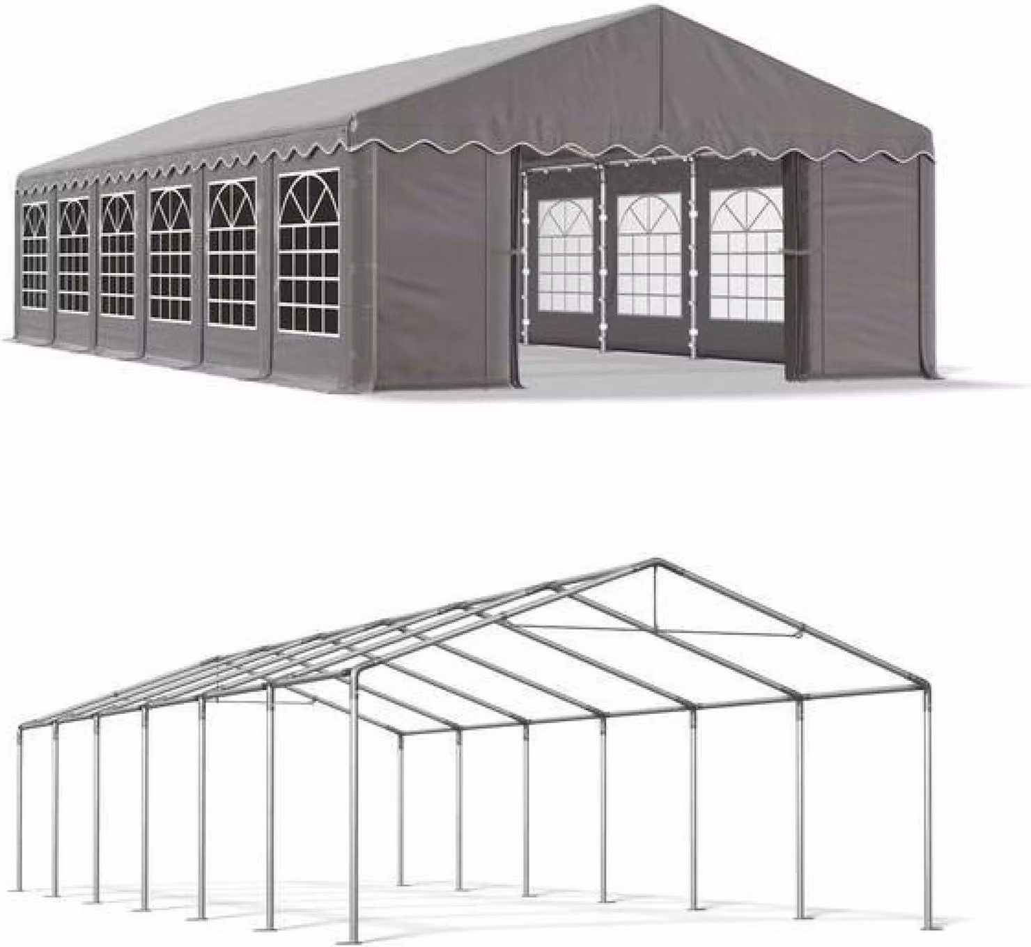 Tenda estiva 6x12 Grigio SUMMER IPE
