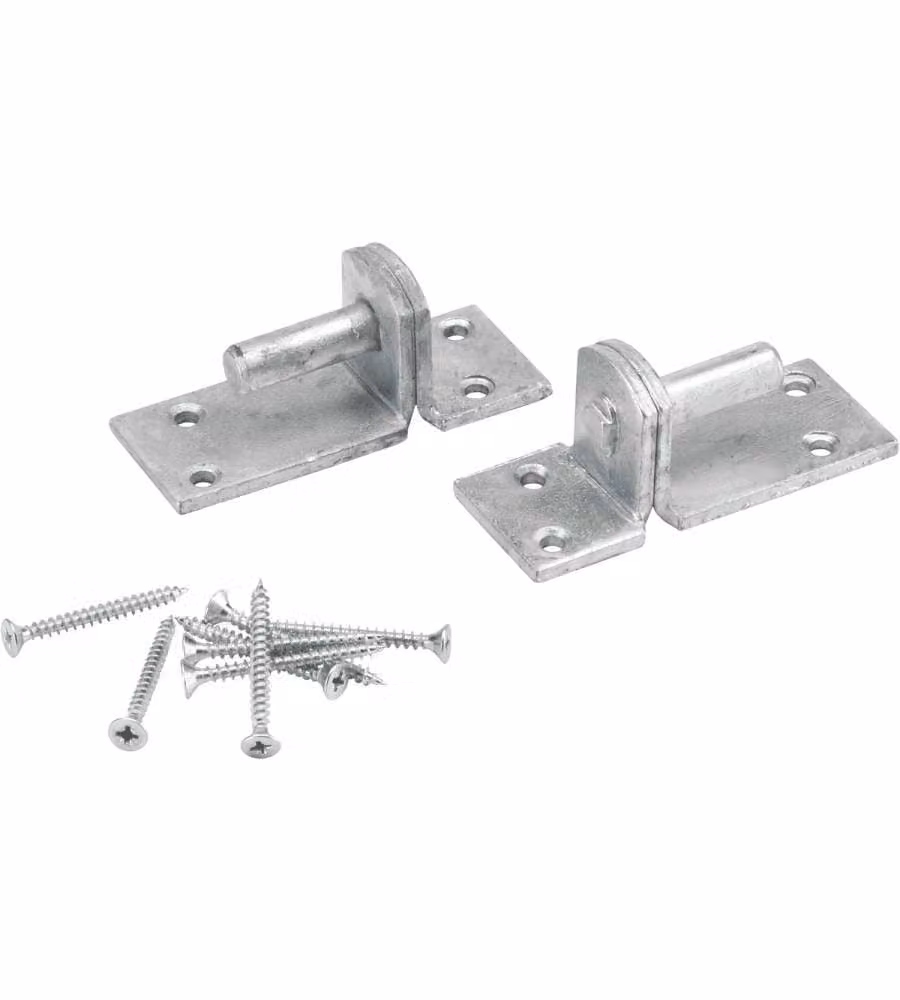 Alce Cardini per Cancello Conf. 2 Pz - Ferramenta per Cancelli 10.5 cm