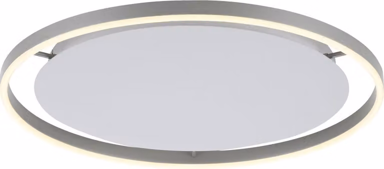 Plafoniera LED, argento, dimmerabile, D 58,5 cm